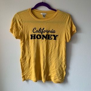 Yellow Graphic Tee